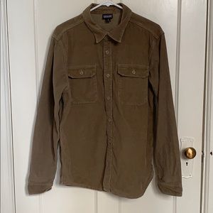 Corduroy Olive Patagonia Buttondown